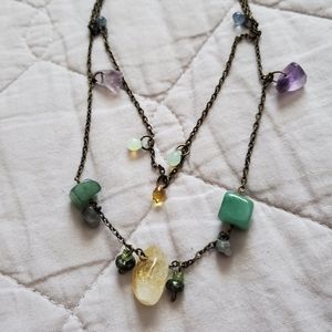 SOLD •4/$20• Handmade layered necklace